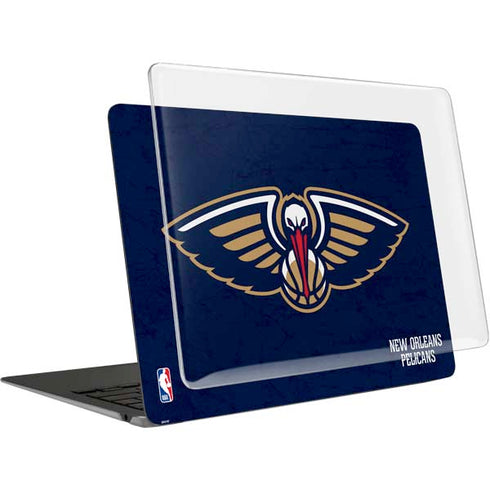 NBA New Orleans Pelicans Distressed MacBook Air 15in (2023-2025) Case plus Skin